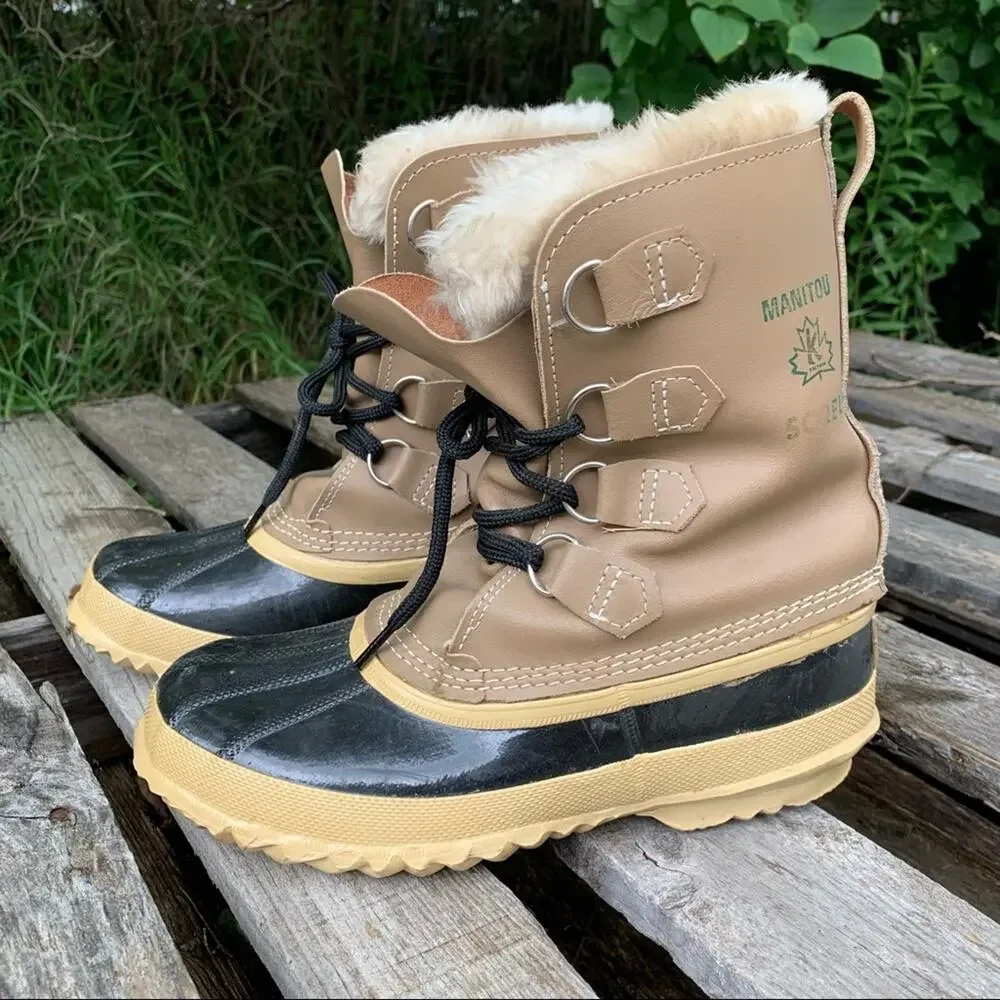 Sorel Kaufman Manitou winter pac snow boots Womens 7